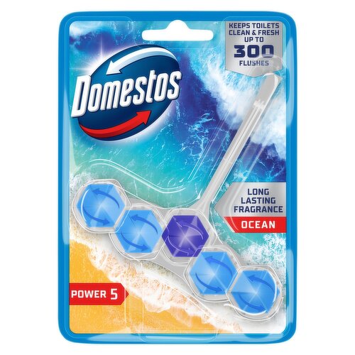 Domestos Power 5 Ocean Toilet Rim Block 50 g