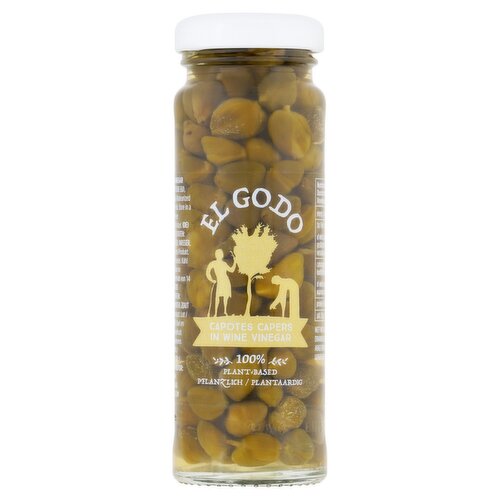 Sheridans Cheesemongers El Godo Capotes Capers in Wine Vinegar 100g