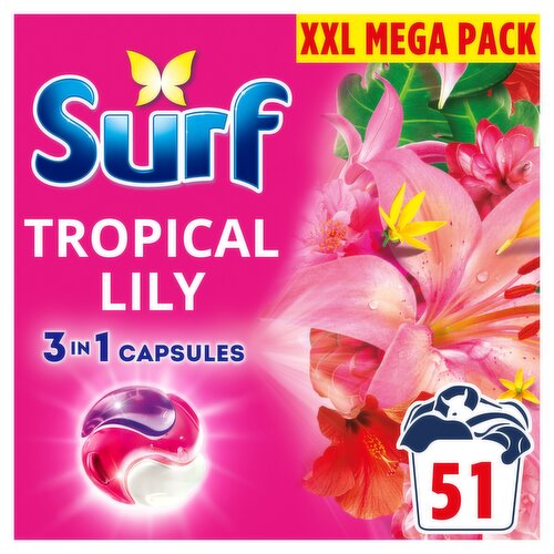 Surf Tropical Lily 3 in 1 Capsules 882.3g