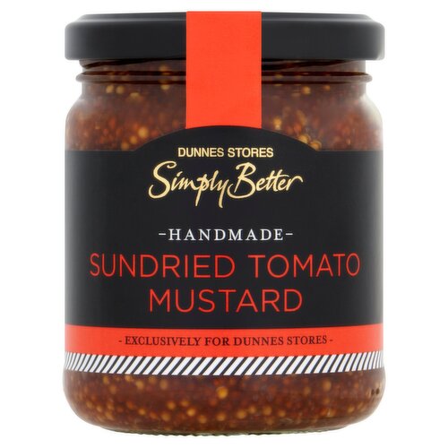 Dunnes Stores Simply Better Handmade Sundried Tomato Mustard 210g