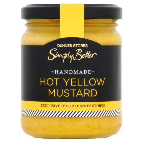 Dunnes Stores Simply Better Handmade Hot Yellow Mustard 210g