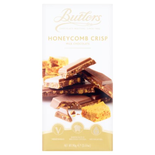 Butlers Honeycomb Crisp Milk Chocolate 90g