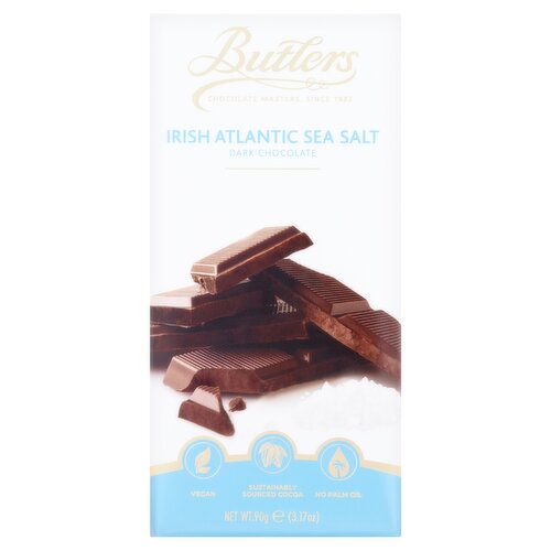 Butlers Irish Atlantic Sea Salt Dark Chocolate 90g