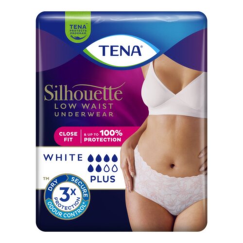 TENA Silhouette Incontinence Pants White L 10 Pack