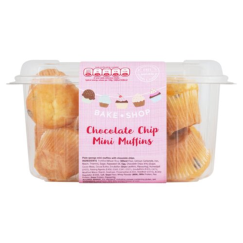 Bake Shop Chocolate Chip Mini Muffins 290g