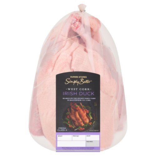 Dunnes Stores Simply Better West Cork Irish Duck 1.9kg