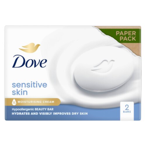 Dove Sensitive Skin Beauty Bar 2x 90 g