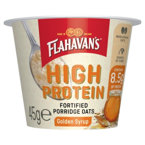 Flahavan's High Protein Golden Syrup Fortified Porridge Oats 45g