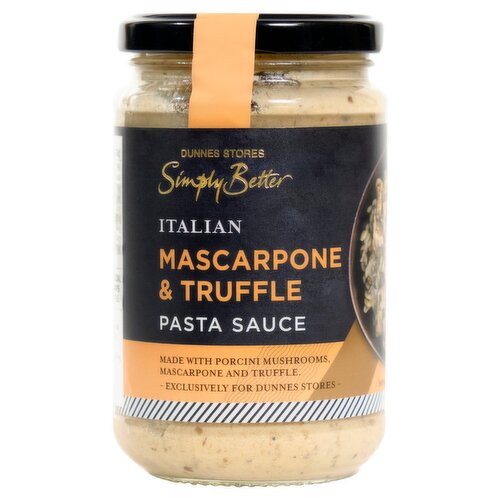 Dunnes Stores Simply Better Italian Mascarpone & Truffle Pasta Sauce 270g