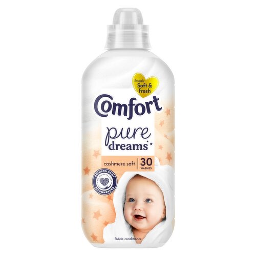 Comfort  Fabric Conditioner Pure Dreams Cashmere Soft 30 washes (900 ml) 