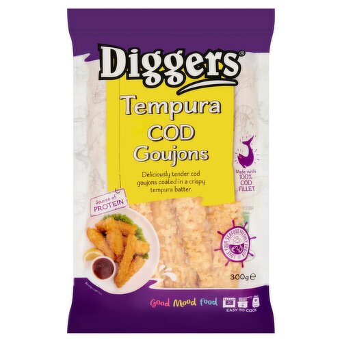 Diggers Tempura Cod Goujons 300g