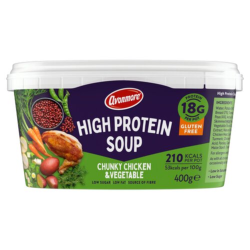 Avonmore Chunky Chicken & Vegetable High Protein Soup 400g