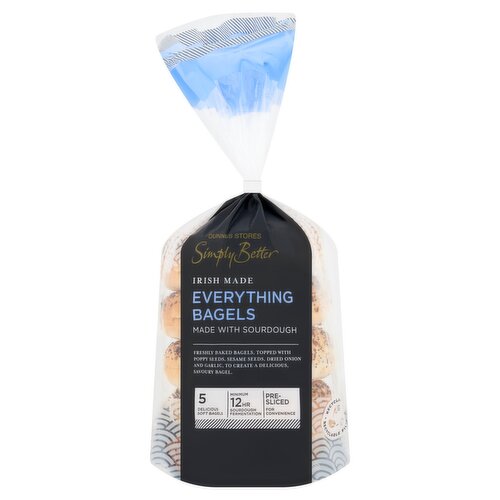 Dunnes Stores Simply Better Everything Bagels 50g