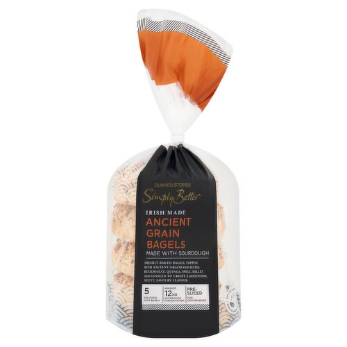 Dunnes Stores Simply Better Ancient Grain Bagels 450g