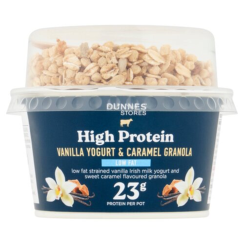 Dunnes Stores Low Fat Vanilla Yogurt & Caramel Granola 190g