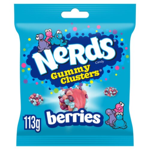 Nerds Candy Sweets Gummy Clusters Berries 113g