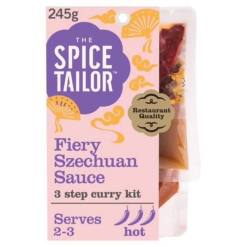 The Spice Tailor Fiery Szechuan Chinese Sauce Meal Kit 245g