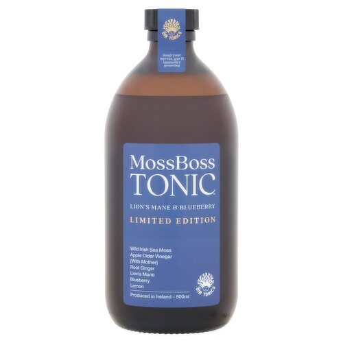 Óir Tonics Limited Edition Lion's Mane & Blueberry MossBoss Tonic 500ml