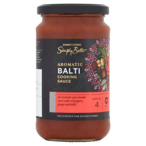 Dunnes Stores Simply Better Aromatic Balti Cooking Sauce 450g