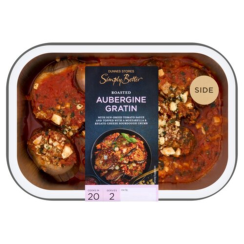 Dunnes Stores Simply Better Roasted Aubergine Gratin 400g