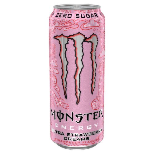 Monster Strawberry Flavour Energy 500ml