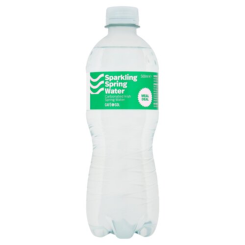 Café Sol Sparkling Carbonated Irish Spring Water 500ml