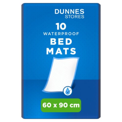 Dunnes Stores 10 Waterproof Bed Mats 60 x 90cm