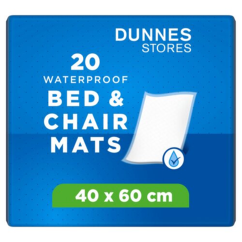 Dunnes Stores 20 Waterproof Bed & Chair Mats