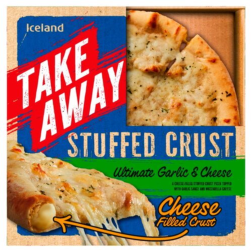 Iceland Stuffed Crust Ultimate Garlic & Cheese Pizza 410g