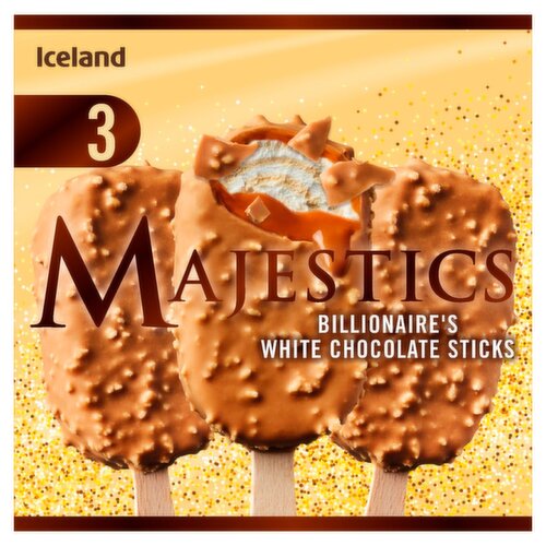 Iceland Majestics 3 Billionaire's White Chocolate Sticks 210g