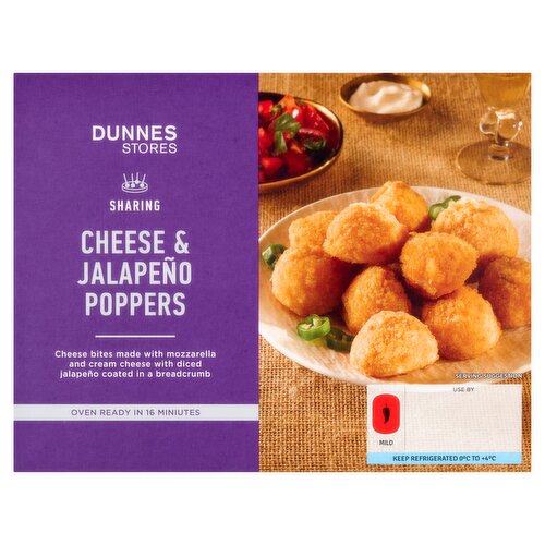 Dunnes Stores Sharing Cheese & Jalapeño Poppers 175g
