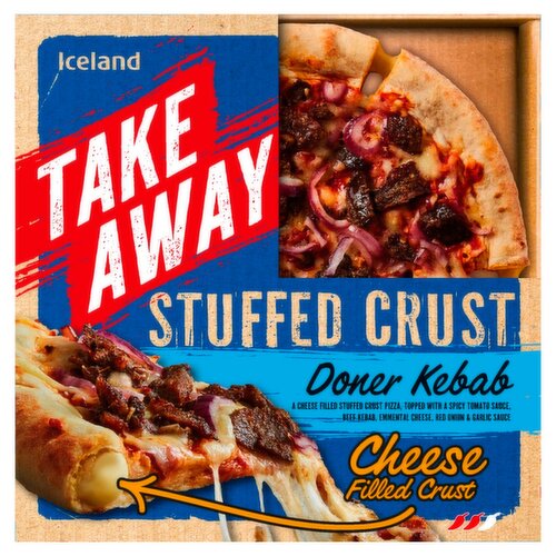Iceland Stuffed Crust Doner Kebab Pizza 485g