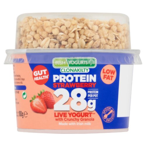 Irish Yogurts Strawberry Clonakilty Protein 180g
