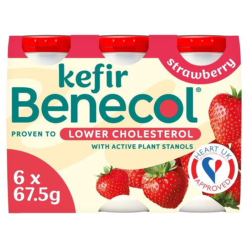 Benecol Kefir Strawberry 405g (6 x 67.5g)