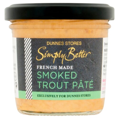 Dunnes Stores Simply Better French Made Smoked Trout Pâte 100g