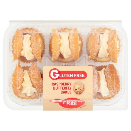 Scotts Gluten Free Raspberry Butterfly Cakes 180g