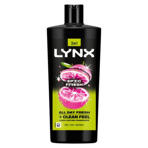 Lynx  3-in-1 Body Wash Epic Fresh 700 ml 