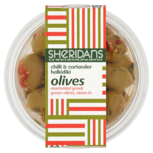 Chilli and Coriander Green Olives