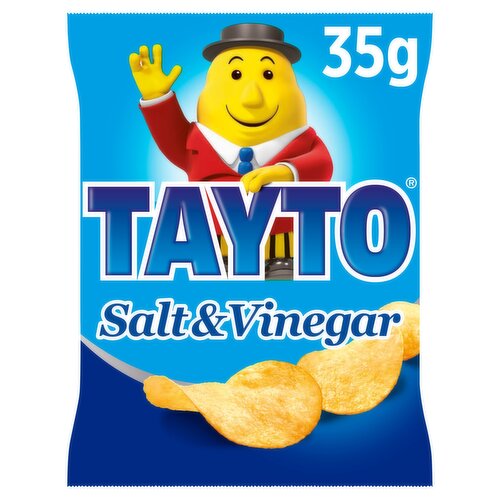 Tayto Salt & Vinegar Flavour Potato Crisps 35g