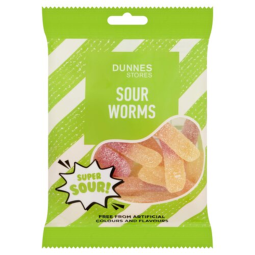 Dunnes Stores Sour Worms 100g