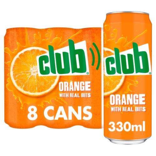 Club Orange Can 8 x 330ml
