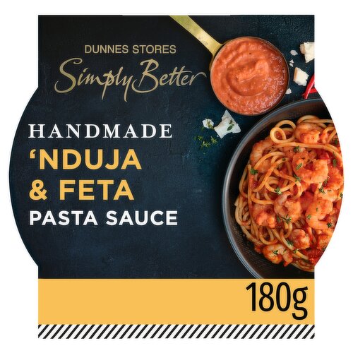 Dunnes Stores Simply Better Handmade 'Nduja & Feta Pasta Sauce 180g