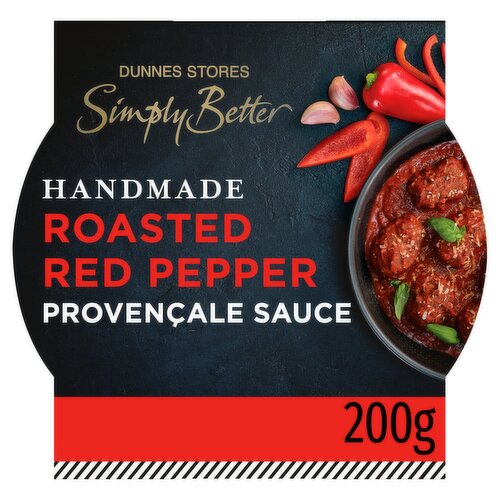 Dunnes Stores Simply Better Handmade Roasted Red Pepper Provençale Sauce 200g
