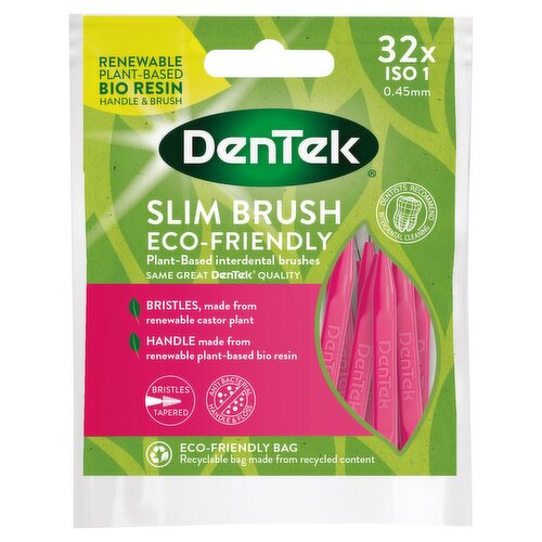 DenTek 32 Eco-Friendly Slim Brush