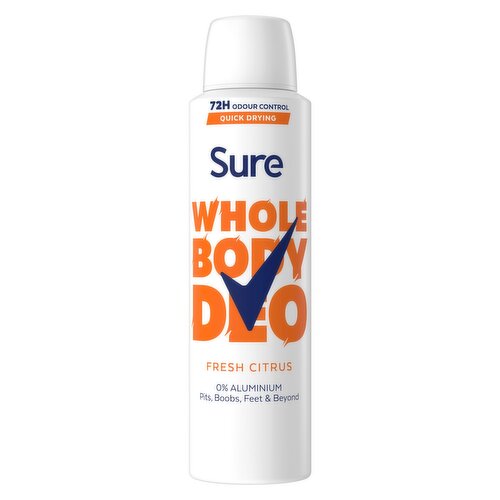 Sure Fresh Citrus Whole Body Deodorant 150 ml