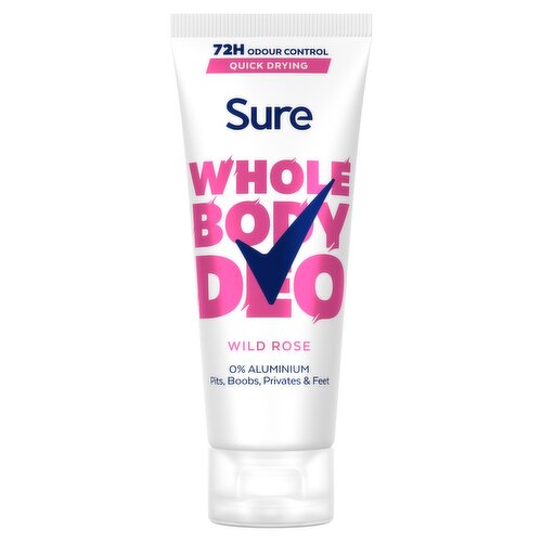 Sure Wild Rose Whole Body Deodorant 75 ml