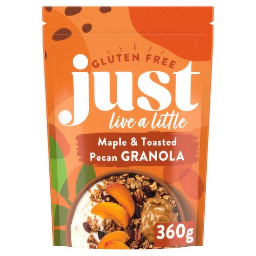 Just Live a Little Gluten Free Maple & Toasted Pecan Granola 360g