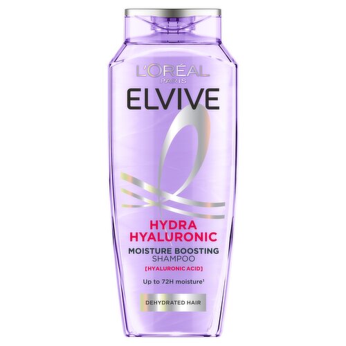 L’Oréal Paris Elvive Hydra Hyaluronic Moisture Boosting Shampoo, for Dry & Dehydrated Hair, 250ml