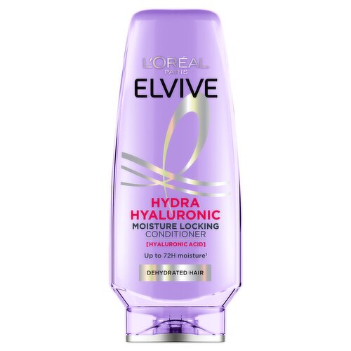 L’Oréal Paris Elvive Hydra Hyaluronic Moisture Locking Conditioner, for Dry & Dehydrated Hair, 300ml