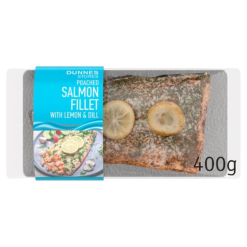 Dunnes Stores Poached Salmon Fillet with Lemon & Dill 400g